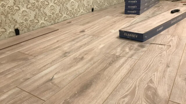 Укладка ламината завершение работ Укладка ламината завершение работ